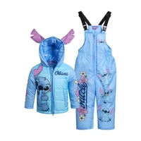 Traje De Nieve Disney Para Niñas De Minnie Mouse, Lilo & Stich 2T-7, Tallas 5-6