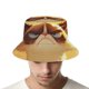 thumbnail image 4 of Gato Gruñón Sombrero bucket para adultos, gorra de protección solar, sombrero de pescador plegable para viajes al aire libre, pesca y actividades de verano, 4 of 6
