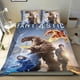 thumbnail image 1 of Los Cuatro Fantásticos Conjunto de sábanas temático, trío de piezas, cómodo y amigable con la piel, diseño único, regalo de decoración para el hogar para familiares, amigos y fans,135cm *200cm, 1 of 6