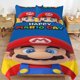 thumbnail image 1 of Super Mario Bed Duvet Cover Microfiber Bedding Sets 3D Printed Lightweight 3 Piece Comforter Sets for Kids Boys Girls, 1 of 5