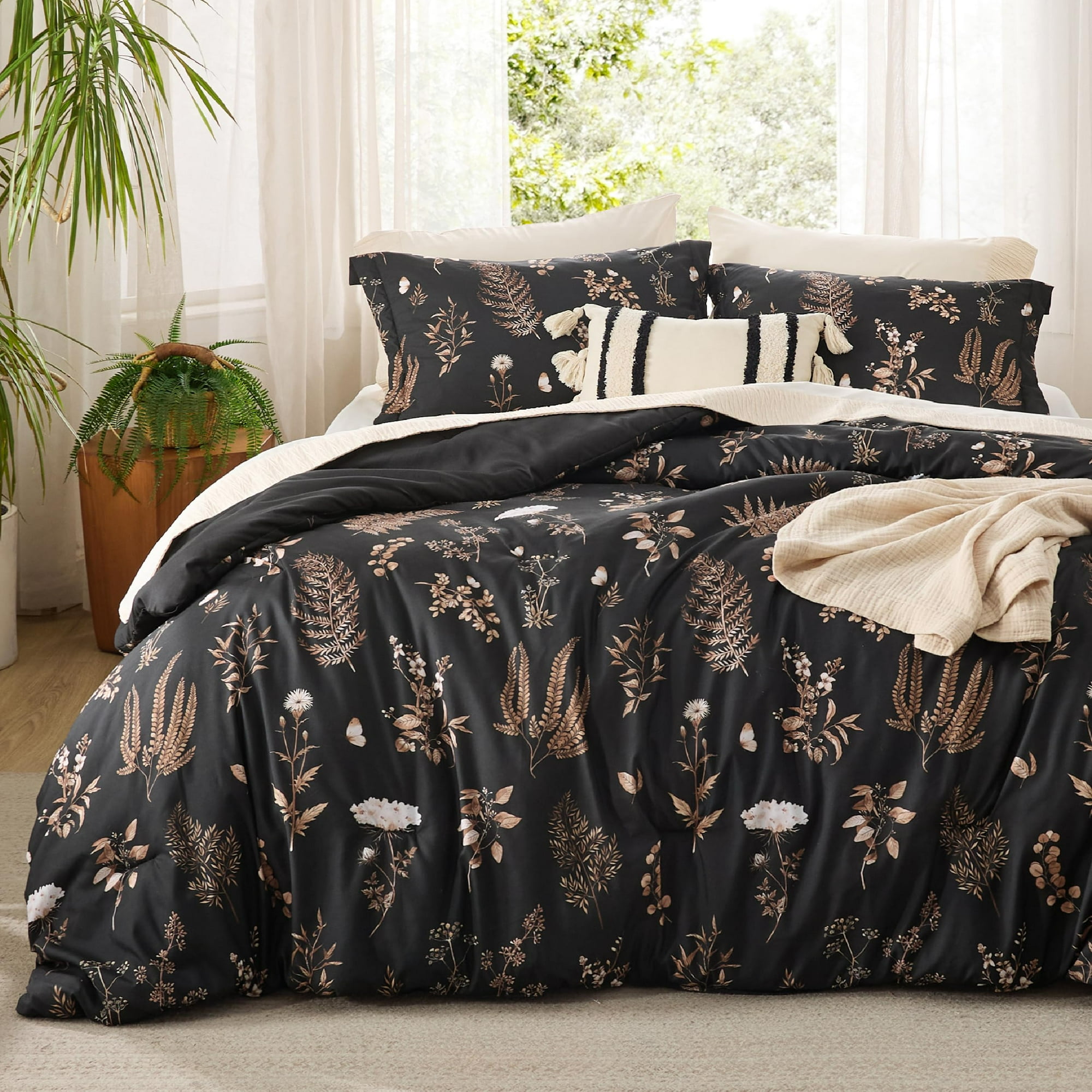 Juego De Edredón Bedsure King Size Con 1 Edredón Y 2 Fundas