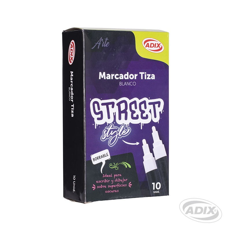 Marcador Tiza Blanco (053) Adix