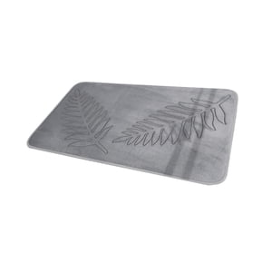 Bothyi - Alfombra De Baño, Alfombra De Ducha De Secado Rápido Para Bañera, Dormitorio, Sala De Estar, Gris Claro