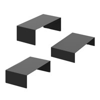 Bothyi - Juego De Mesa De Postres 3X Multiusos Para Cosméticos, Exposiciones De Arte, Bodas, Color Negro