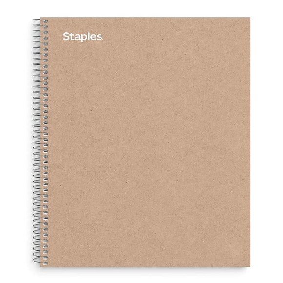 Cuaderno Sustainable Earth de Staples, gobernado por la universidad, de 3 asignaturas