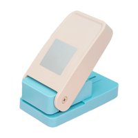 Bothyi - Perforadora De Etiquetas Con Separador De Hojas Sueltas, Perforadora De Etiquetas Para Proyectos Hechos A Mano, Marcapáginas Cuadrado