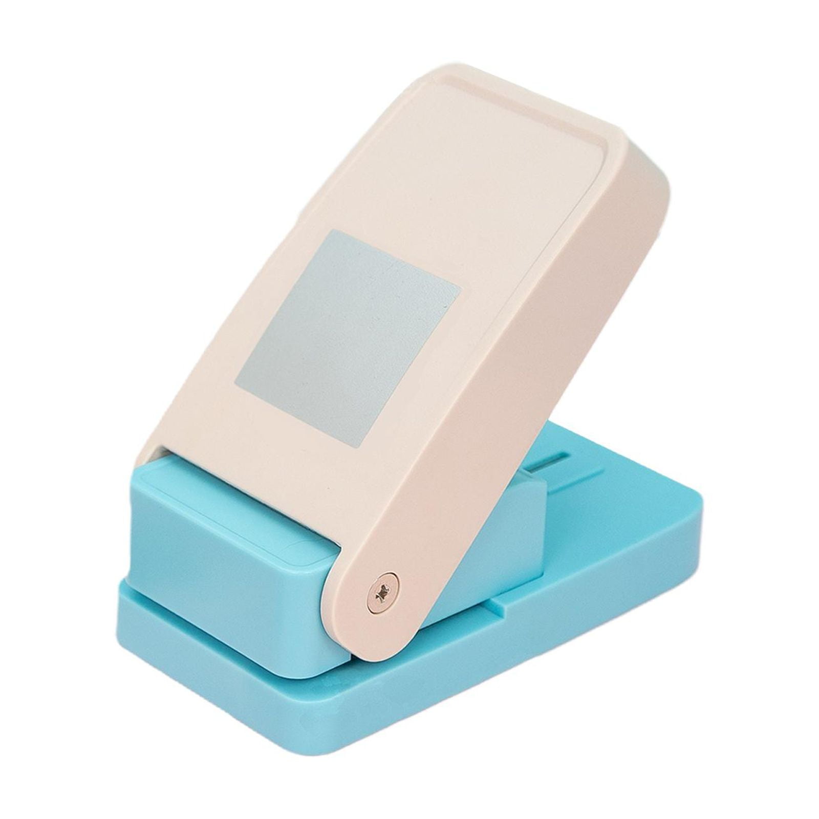 Bothyi - Perforadora De Etiquetas Con Separador De Hojas Sueltas, Perforadora De Etiquetas Para Proyectos Hechos A Mano, Marcapáginas Cuadrado