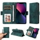 thumbnail image 2 of Carcasa FOXDOCK iPhone 14 de cuero PU, diseño acolchado clásico, protección contra caídas y rayones, 2 of 5