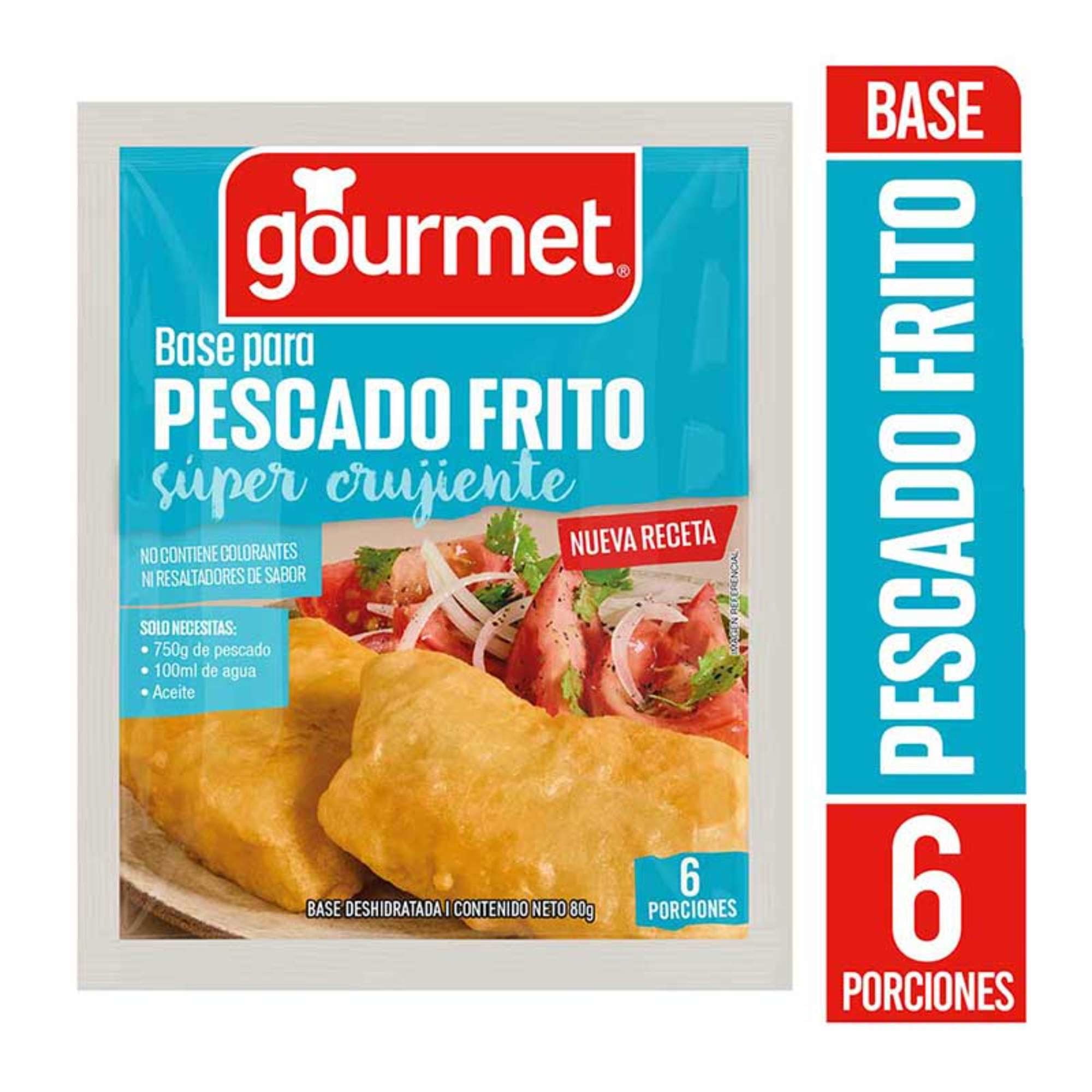 Base Para Pescado Frito (6 Porciones) Sobre 80 G 80 g Gourmet