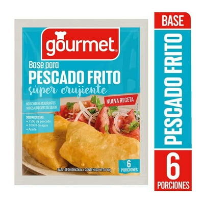 Base Para Pescado Frito (6 Porciones) Sobre 80 G 80 G Gourmet