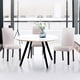 thumbnail image 2 of Silla De Comedor Acolchada Con Tapiz De Tela Gris, 2 of 6