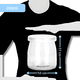 thumbnail image 3 of Frasco de vidrio 200 ml tapa plástica conservas 6u, blanco, 3 of 3