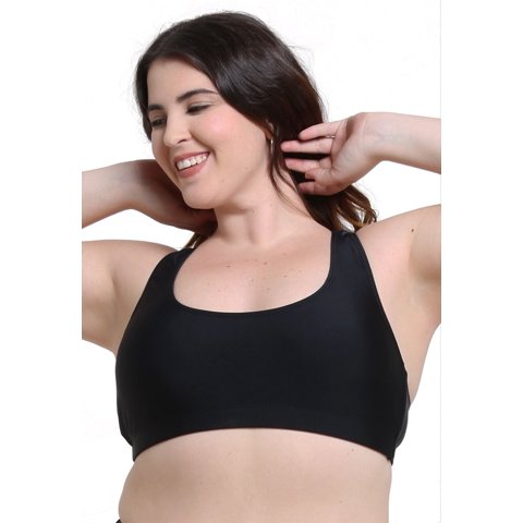 Samia - Traje De Baño Peto Negro M