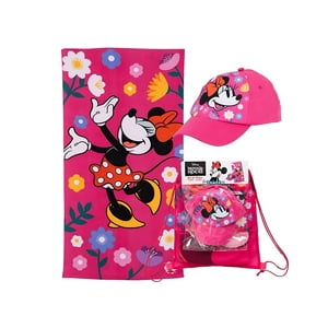 Mashini - Toalla Niño Niña Con Yoquey Y Bolso Minnie