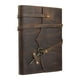 thumbnail image 1 of Diario, Agenda, Cuaderno Cuero Grueso Natural, Grande. Vintage. Llave. Franz Mossi, 1 of 3