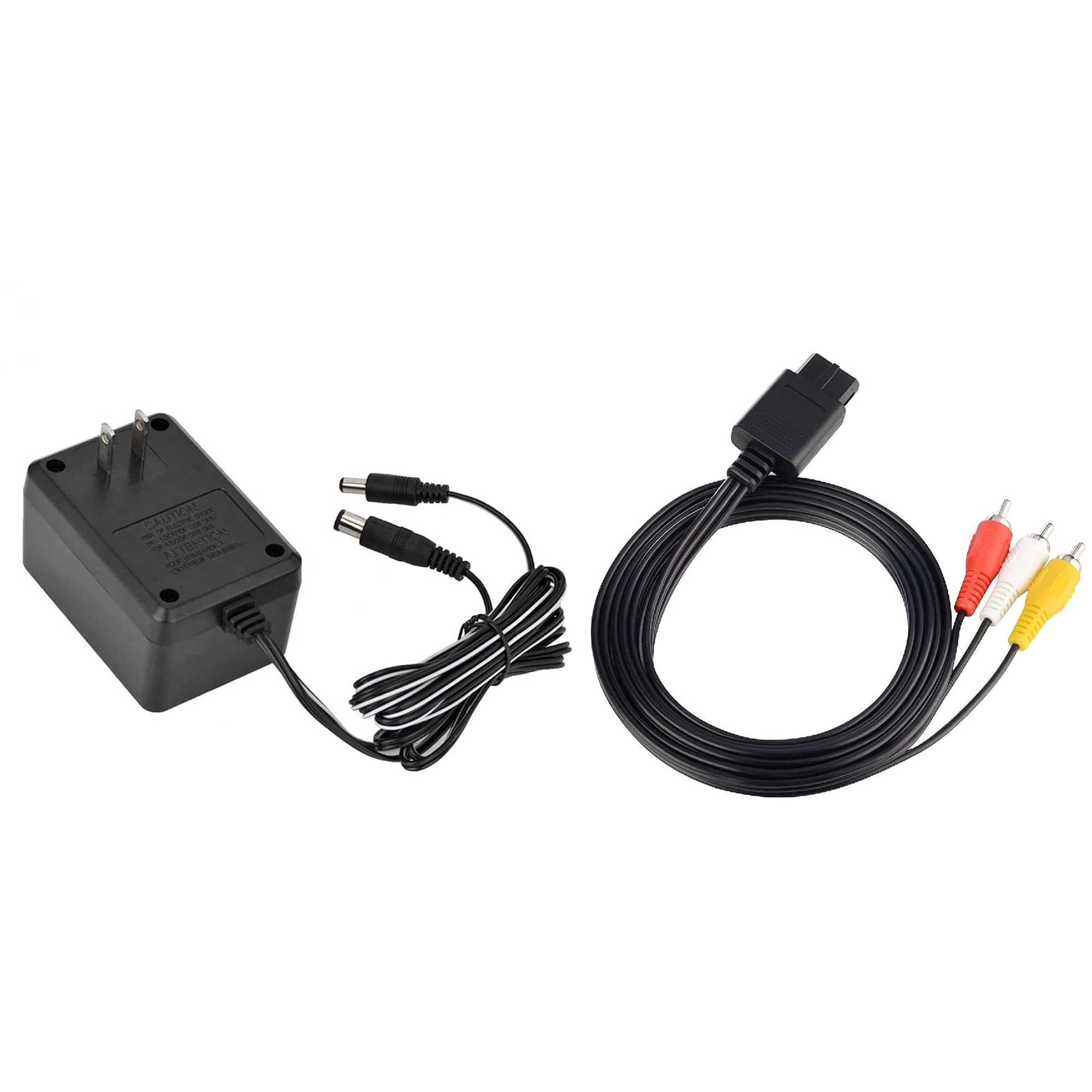 Adaptador De Corriente Ac + Cable Rca Av De Audio Y Video Para