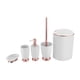 thumbnail image 4 of 5 Pieces Bathroom Accessories Kit Washroom Necessities Combo Restroom Stuff Lotion Dispenser Premium for Hotel Home Housewarming Gift A, 4 of 5