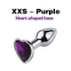 thumbnail image 1 of 1pc Waterproof Stainless Steel Anal Plug with Crystal Design - Perfect for Beginners and Couples - Enhance Your BDSM Experience, 1 of 5