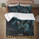 thumbnail image 1 of Yellowstone 3-Piece Bedding Set For Kids Boys Girls Adult Cartoon Warm Cute Fashion Holiday Present Gift Bed Sheets, 1 of 5