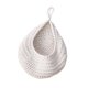 thumbnail image 4 of Cesta Colgante De Pared Con Forma De Gota, Tejida A Mano, Para Cocina, Barra, Verduras, 28 X 35 Cm, Color Blanco, 4 of 5