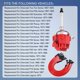 thumbnail image 3 of Distribuidor JDMSPEED para Chevrolet SBC 350 y BBC 454, tapa roja, 3 of 8