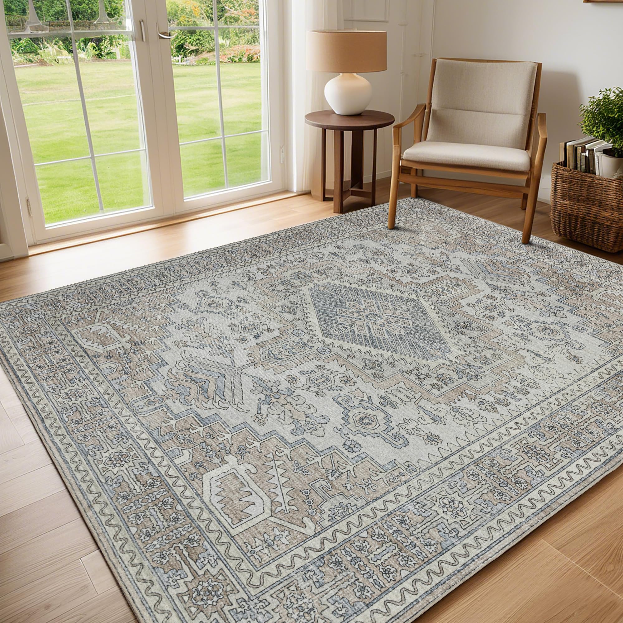 Alfombra Lbris, Lavable A Máquina, 240 X 300 Cm, Ultrasuave, Vintage