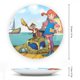 thumbnail image 2 of Plato Decorativo de Porcelana Fina Pippi Calzaslargas 15 cm, 2 of 6