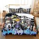 thumbnail image 1 of Game The World Ends With You Bedding Set Boys Girls Sakuraba Neku Duvet Cover Pillowcase Bed Kids Adult, 1 of 5