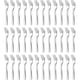 thumbnail image 1 of BEWOS Set de 36 tenedores de mesa de acero inoxidable, 20,8 cm, 1 of 3