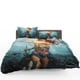 thumbnail image 1 of Wonder Woman Diana Prince Gal Gadot Quilt Duvet Cover Set Queen Home Textiles3-Piece Bedding Set, 1 of 5