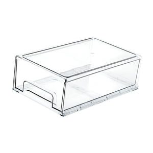 Magideal - Cajón De Refrigerador Extraíble, Caja De Almacenamiento De Despensa, Cajón De Almacenamiento De Refrigerador Apilable, Contenedor De Almacenamiento De Grande
