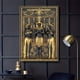 thumbnail image 2 of Retro Black Golden Ancient Egyptian Painting Wall Art Canvas Painting Art, 2pcs, For Living Room Cuadros Decor, No Frame, 15.7*23.6in/40cm*60cm, 2 of 2
