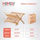 thumbnail image 2 of Secaplatos 2 Niveles Bambu Homely Escurridor Portacubiertos Café, 2 of 3