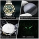 thumbnail image 3 of Reloj de Lujo para Hombre Diseño Esqueleto Dorado Multifunción para uso diario, 3 of 3
