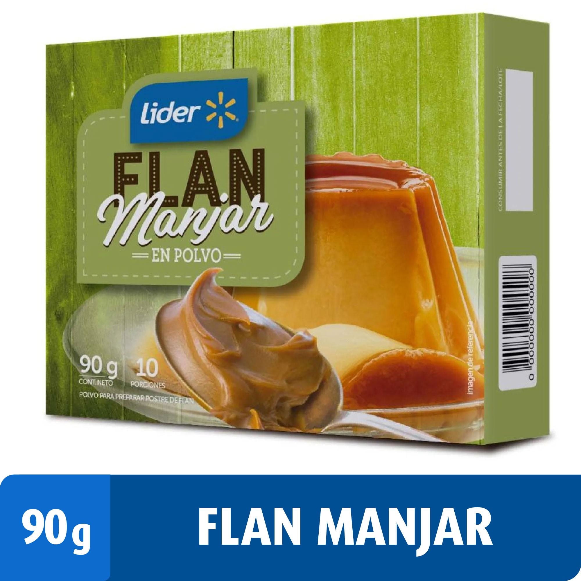 Flan Sabor Manjar 90 g Lider