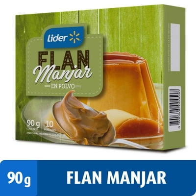 Flan Sabor Manjar 90 G Lider