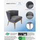 thumbnail image 2 of Silla de acento Boss Office Products Ava Drift, gris pizarra, 2 of 8