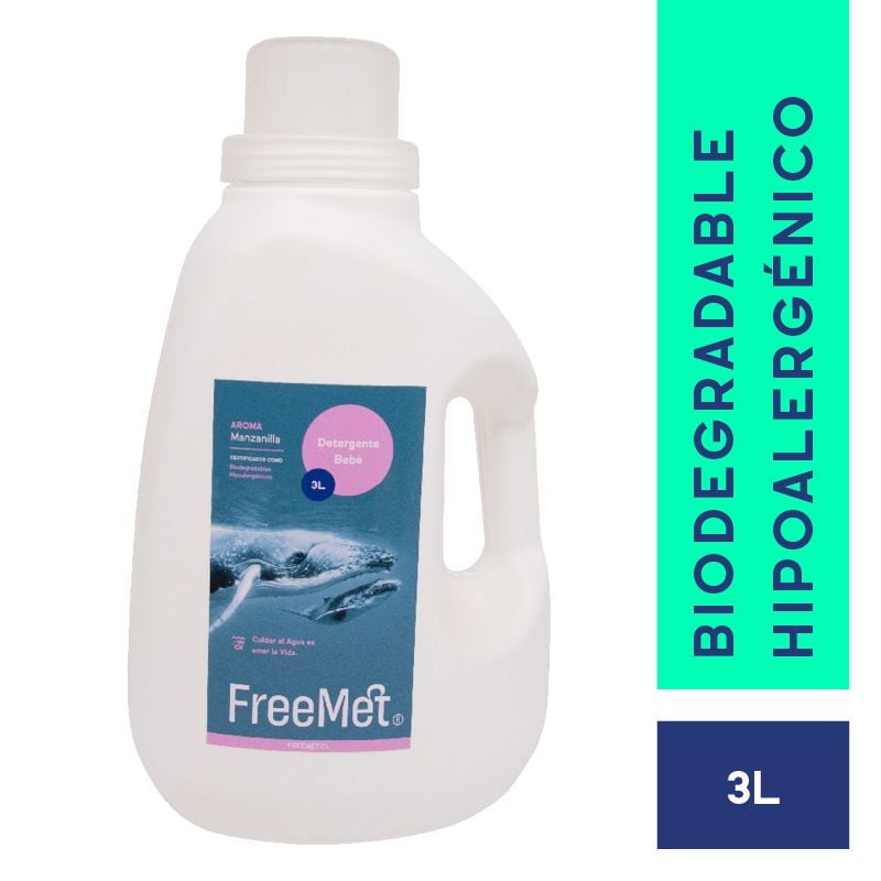 Freemet - Detergente Líquido Biodegradable Hipoalergénico
