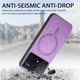thumbnail image 4 of Magnetic Slim Case for Xiaomi Poco X6 Pro 5G with Camera Guard & Anti-Scratch Back Purple, 4 of 5