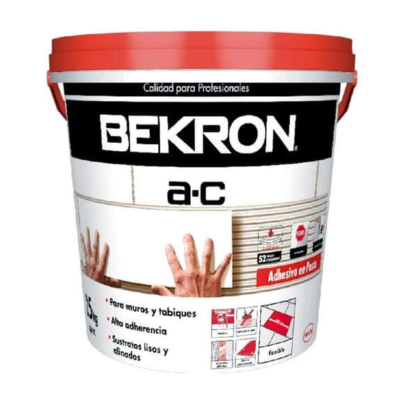 Adhesivo Cerámico Ac Pasta 25kg Bekron
