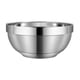 thumbnail image 1 of XmhyTop 4 piezas Bowl de Acero Inoxidable de 18 cm - Color Plata, Ideal para Cocina y Almacenamiento, 1 of 5