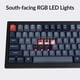 thumbnail image 5 of Teclado Mecánico Inalámbrico Keychron V3 Max TKL, QMK/VIA RGB Bluetooth/2.4 GHz/Con Cable, 87 Teclas Hot-Swappable con Switch Gateron Marrón, Compatible con Mac Windows Linux, 5 of 8