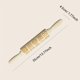 thumbnail image 3 of 1pc, Embossing Rolling Pin (13.77''x1.77''), Wooden Rolling Pin, Square Flower Pattern Dough Roller, For Pizza, Pie, Cookies, Dumplings, Noodles, And More, Kitchen Utensils, Kitchen Gadgets, Kitchen A, 3 of 3