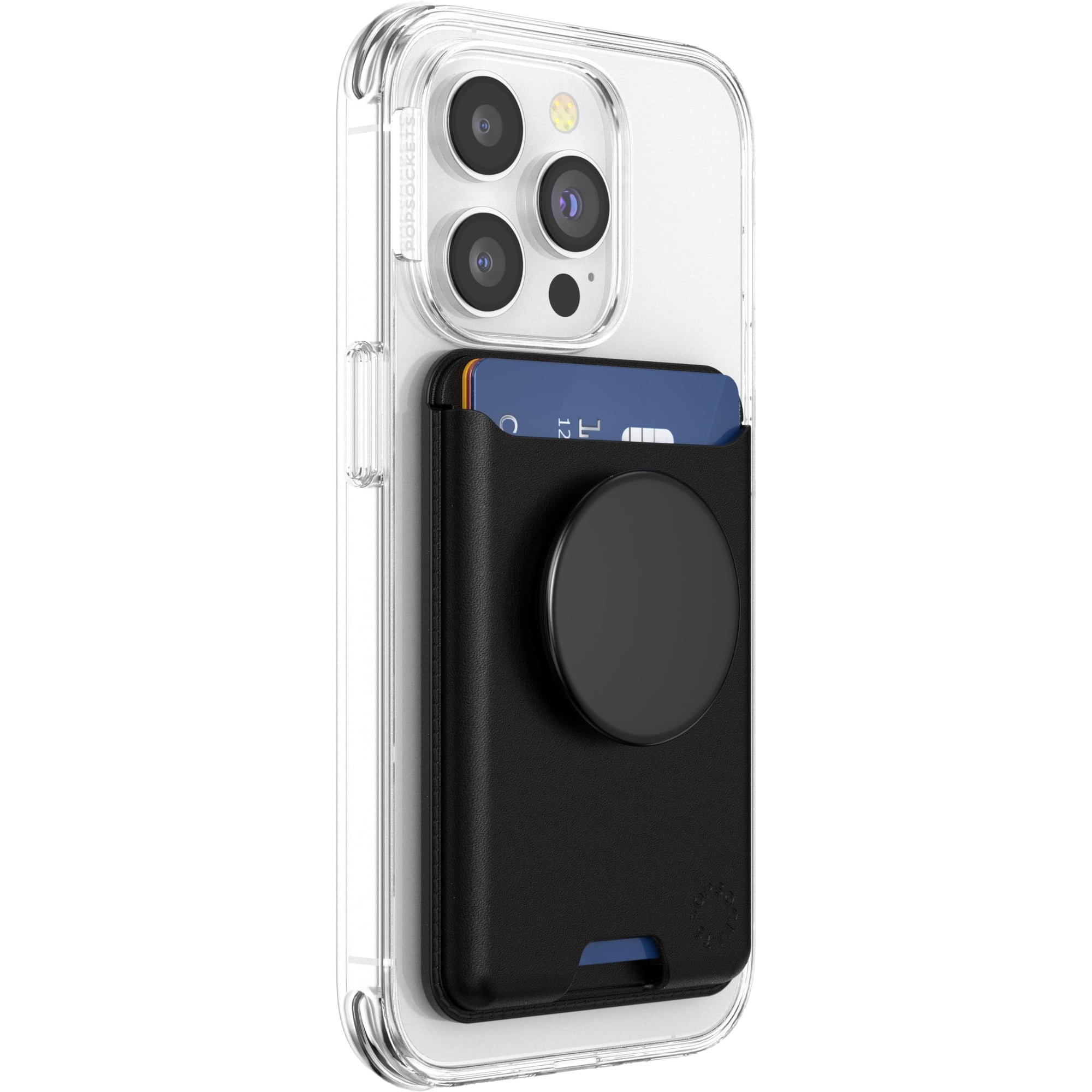 Funda Para Teléfono Popsockets Softgoods Con Empuñadura Expandible, Color Negro