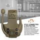 thumbnail image 3 of Walkie Talkie Attachment Walker's Razor con pantalla LCD, paquete de 2, color verde, 3 of 6