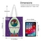 thumbnail image 5 of Scratch GardenBolso de tela con estampado de lienzo para mujer, bolsa de compras reutilizable y estética, con cremallera interior, regalo para mujer,40*45cm., 5 of 6