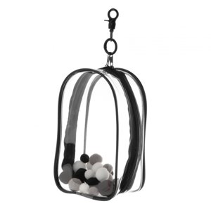 Bothyi - Bolsa Transparente Para Exhibir Figuras Con Llavero Para Exhibir Cajas, Coleccionistas De Muñecas, Color Negro