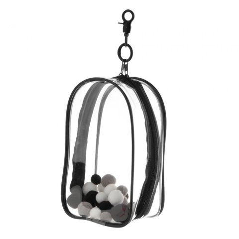 Bothyi - Bolsa Transparente Para Exhibir Figuras Con Llavero Para Exhibir Cajas, Coleccionistas De Muñecas, Color Negro