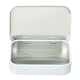 thumbnail image 2 of Caja De Almacenamiento De Tarjetas Contenedor De Accesorios De Hierro Vacío Para Joyería Gadget Blanco Con Bisagra, 2 of 5
