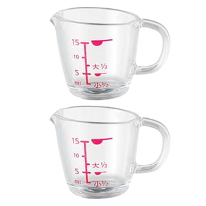 Magideal - Taza Medidora De Café Expreso, Taza Para Leche, 15Ml, 0,5 , Bebida De Café, Fiesta, Café Resistente Al Calor, Jarra Pequeña Para Crema, Taza Medidor